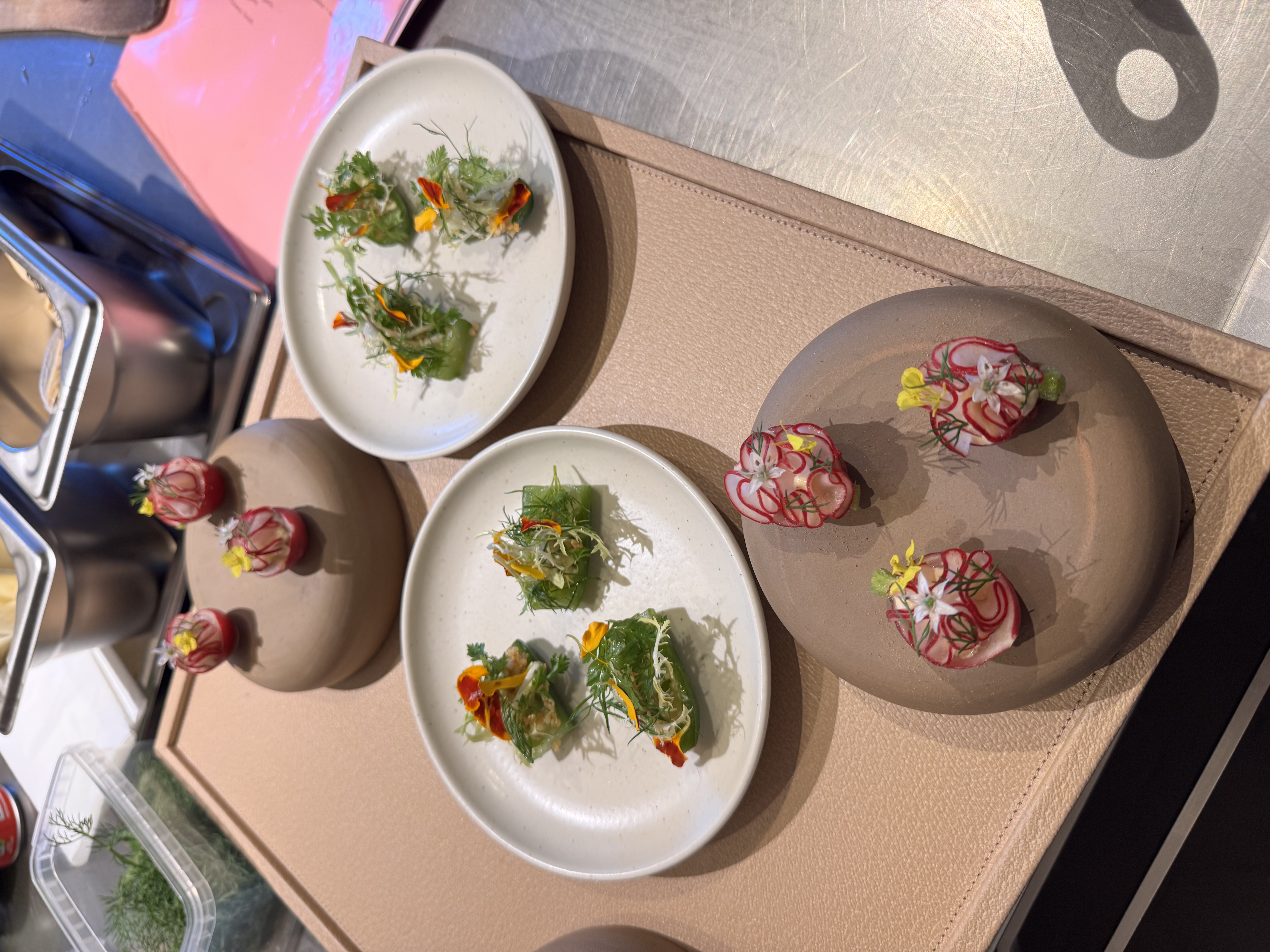 Chef's plated dish